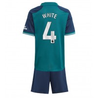 Koszulka piłkarska Arsenal Benjamin White #4 Strój Trzeci dla dzieci 2023-24 tanio Krótki Rękaw (+ Krótkie spodenki)